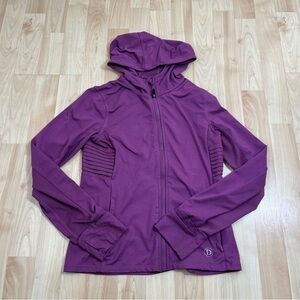 Girls Dover Saddlery Athletic Equestrian Full Zip Hooded Jacket Layer Size XL